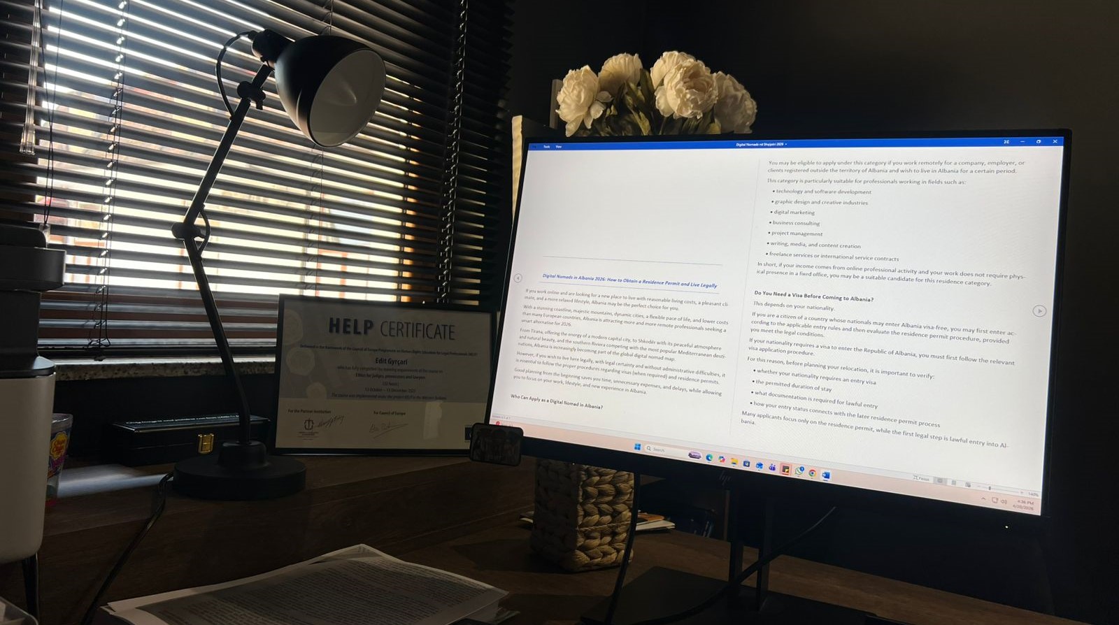 Digital Nomads in Albania 2026: The Ultimate Guide to Obtaining a Residence Permit and Living Legally